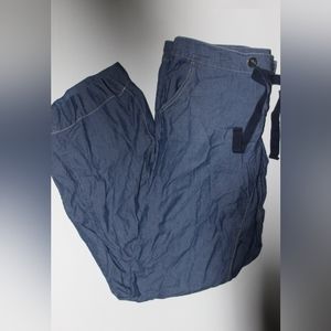 Vintage Tommy Hilfiger Blue Chambray Pants Women's 6